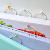 BE GEMMED SILVER  RING - R03