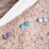 BE GEMMED SILVER EARRING - G37