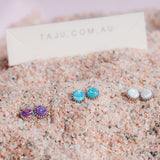 BE GEMMED SILVER EARRING - G37