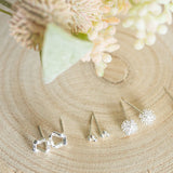 BE SILVER  EARRING - S12