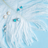 BE GEMMED SILVER EARRING - G38