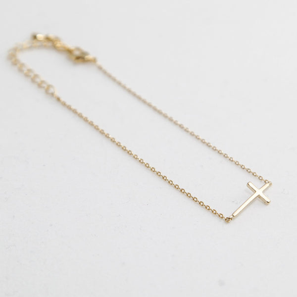 BE JEWELLED CROSS BRACELET-30