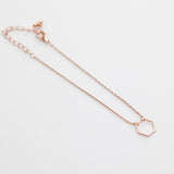 BE JEWELLED HEXAGON BRACELET-42