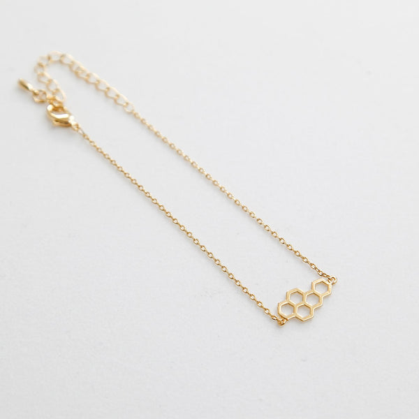 BE JEWELLED HONEYCOMB BRACELET-35