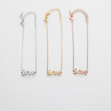 BE JEWELLED THIN LOVE BRACELET-13