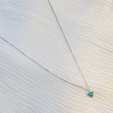 BE GEMMED SILVER NECKLACE - 25