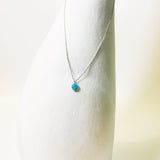 BE GEMMED SILVER NECKLACE - 27