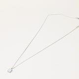 BE GEMMED SILVER  NECKLACE - 26