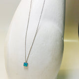 BE GEMMED SILVER  NECKLACE - 26