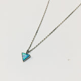 BE GEMMED SILVER NECKLACE - 25