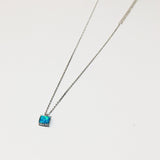 BE GEMMED SILVER  NECKLACE - 26