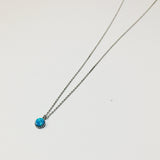 BE GEMMED SILVER NECKLACE - 27