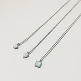 BE GEMMED SILVER NECKLACE - 25