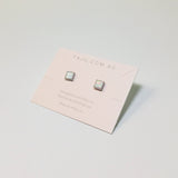 BE GEMMED SILVER EARRING - G38