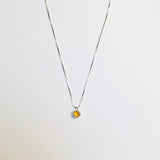 BE GEMMED SILVER  NECKLACE - N03