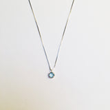 BE GEMMED SILVER  NECKLACE - N02