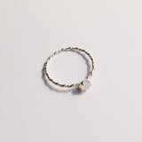 BE GEMMED SILVER  RING - R05