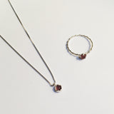 BE GEMMED SILVER  RING - R01