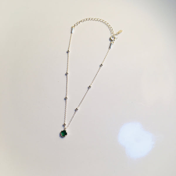 BE GEMMED SILVER  BRACELET - B04