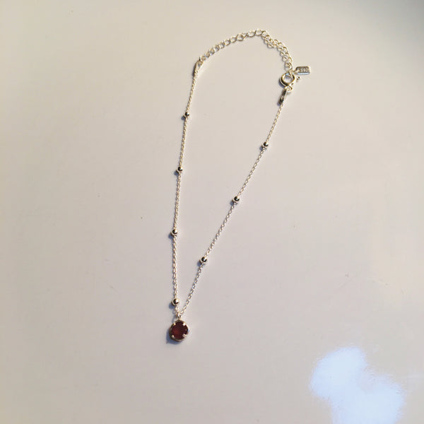 BE GEMMED SILVER  BRACELET - B01