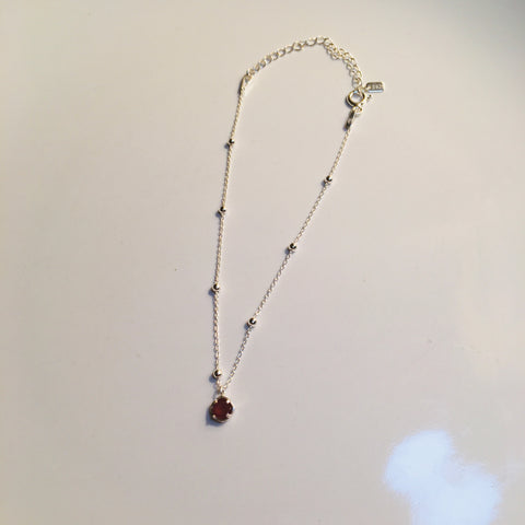 BE GEMMED SILVER  BRACELET - B01