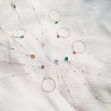 BE GEMMED SILVER  BRACELET - B01