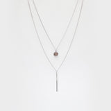 BE JEWELLED BAR + THE ROCKS LAYERED NECKLACE-45
