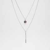 BE JEWELLED BAR + THE ROCKS LAYERED NECKLACE-45