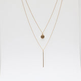 BE JEWELLED BAR + THE ROCKS LAYERED NECKLACE-45