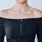 BE JEWELLED BAR + THE ROCKS LAYERED NECKLACE-45