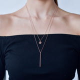 BE JEWELLED BAR + THE ROCKS LAYERED NECKLACE-45