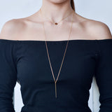 BE JEWELLED BUTTON LAYERED NECKLACE-37