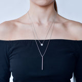 BE JEWELLED BUTTON LAYERED NECKLACE-37