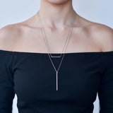 BE JEWELLED  BAR LAYERED  NECKLACE-39
