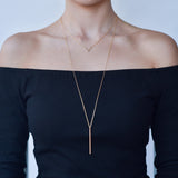 BE JEWELLED V LAYERED NECKLACE-43