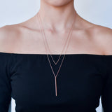 BE JEWELLED V LAYERED NECKLACE-43