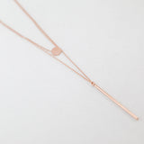 BE JEWELLED BUTTON LAYERED NECKLACE-37