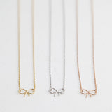 BE JEWELLED BOW NECKLACE-31