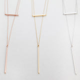 BE JEWELLED  BAR LAYERED  NECKLACE-39