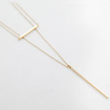 BE JEWELLED  BAR LAYERED  NECKLACE-39