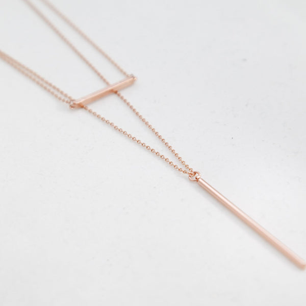 BE JEWELLED  BAR LAYERED  NECKLACE-39