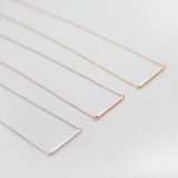 BE JEWELLED BAR NECKLACE-14