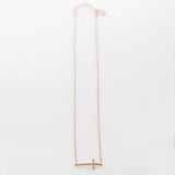 BE JEWELLED CROSS NECKLACE-30