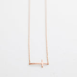 BE JEWELLED CROSS NECKLACE-30