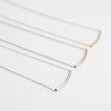 BE JEWELLED CURVE NECKLACE-21