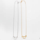 BE JEWELLED SQUARES NECKLACE-35