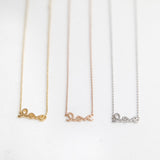 BE JEWELLED THICK LOVE NECKLACE-15