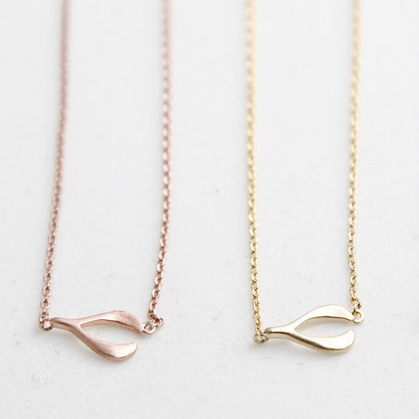 BE JEWELLED WISHBORN NECKLACE- 03