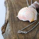 BE SILVER LOVE NACKLACE - N01