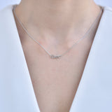 BE JEWELLED THIN LOVE NECKLACE-13